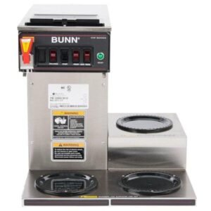 Bunn 12950.0212 Automatic Coffeemaker,3 Burner,SS,Black