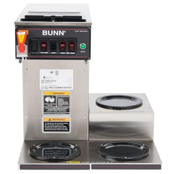 Bunn 12950.0212 Automatic Coffeemaker,3 Burner,SS,Black