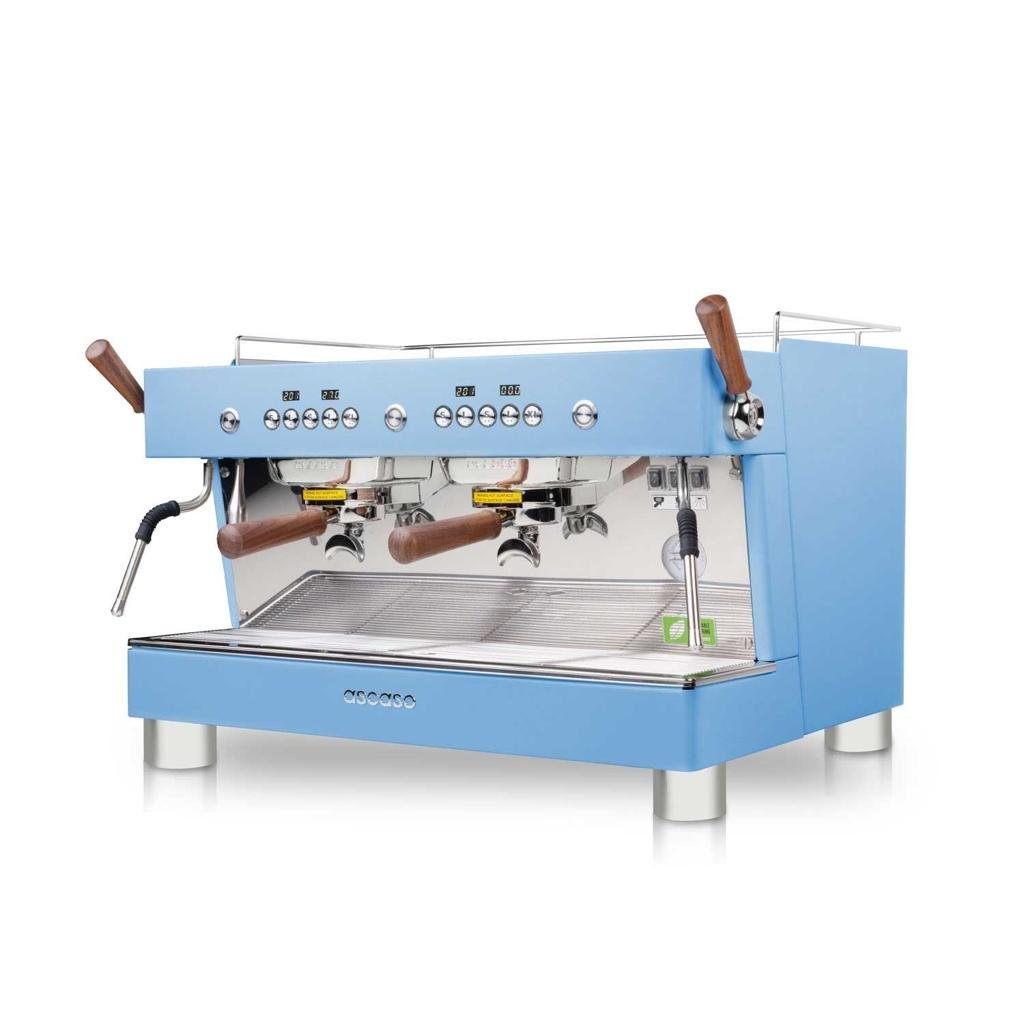 Ascaso Barista T Plus Automatic 2 Group Espresso Machine - Troll Blue