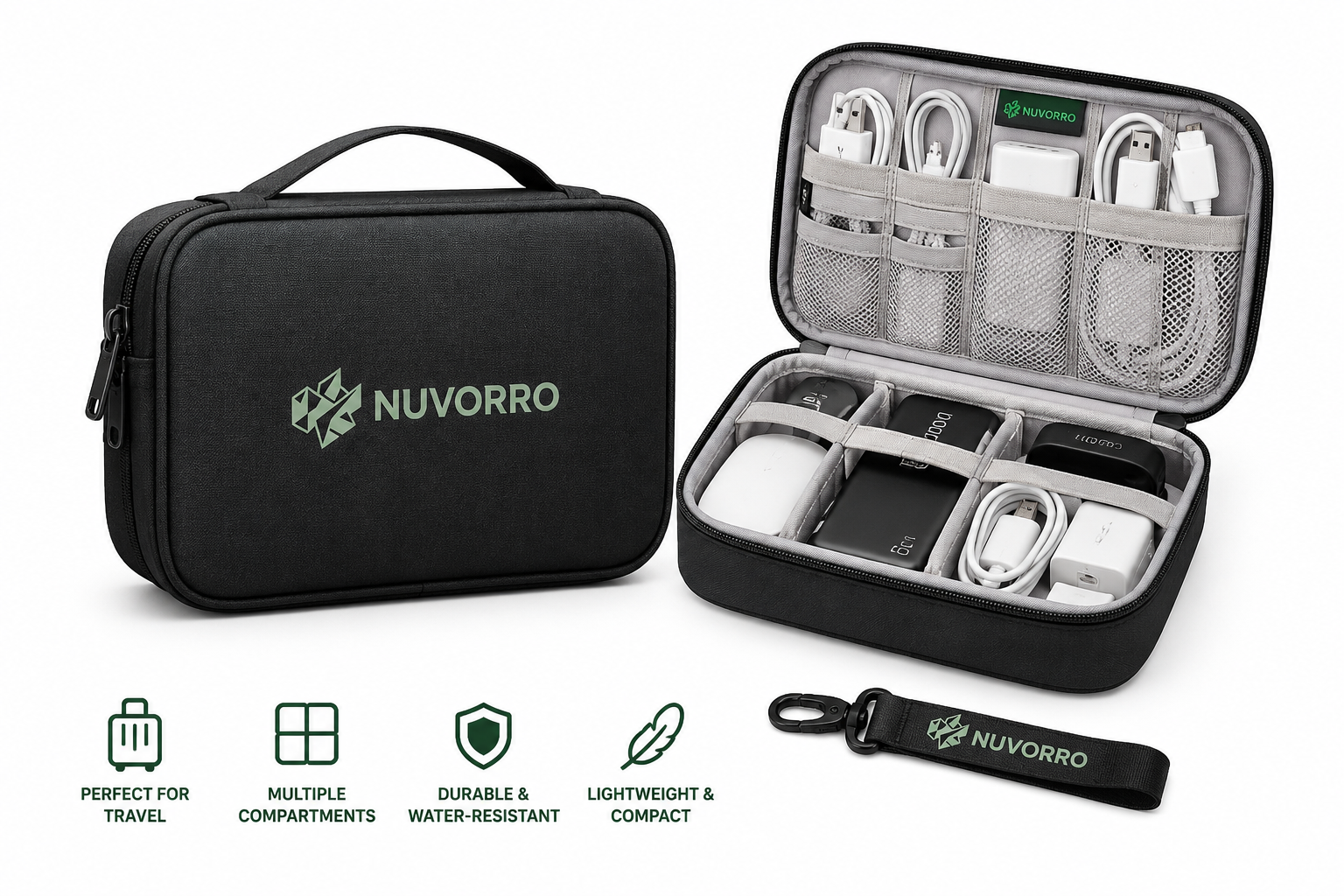 NUVORRO Travel Electronics Organizer - Image 2
