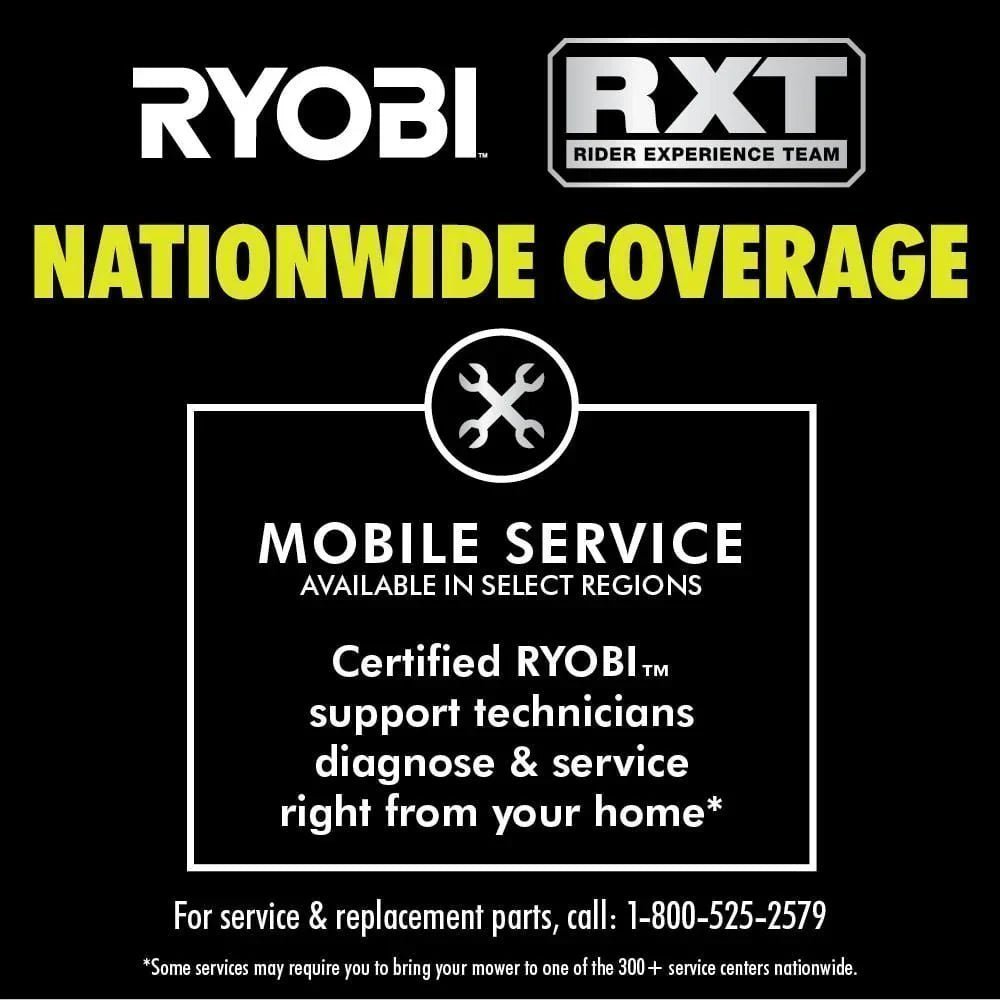 RYOBI 80V HP Brushless 42 in. Battery Electric Cordless Zero Turn Riding Mower Batteries and Charger 80V Batteries 40V - Image 4