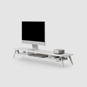 Raised Shelf Monitor Riser Stand