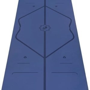 Liforme Original Yoga Mat – Free Yoga Bag Included – Patented Alignment System, Warrior-like Grip, Non-slip, Eco-friendly, sweat-resistant, long, wide, 4.2mm thick mat for comfort