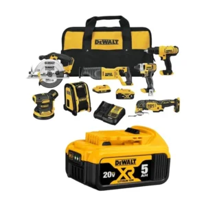 DEWALT 20V MAX Combo Kit, Compact 7-Tool (DCK720D2)