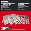 CRAFTSMAN 230 Pcs Mechanics Tool Set, Socket Wrench Set, Car Tool Kit with VERSASTACK Toolbox, SAE and Metric,1/4 in, 3/8 in, and 1/2 Drive, Short and Long Arm Hex Keys (CMMT45306) - Image 5