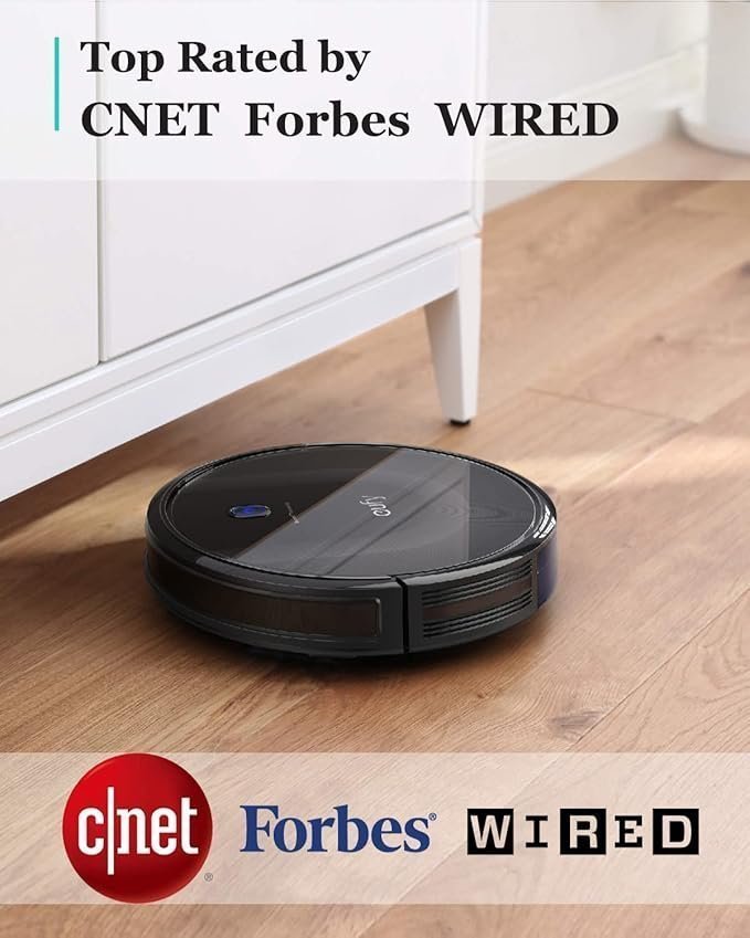 eufy Robot Vacuum 11S MAX, Super Thin, Powerful Suction, Quiet, Self-Charging Robotic Vacuum Cleaner, Cleans Hard Floors to Medium-Pile Carpets, Black - Image 2