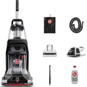 Hoover Powerscrub XL Pet Carpet Cleaner Machine, Upright Shampooer, FH68050, Black