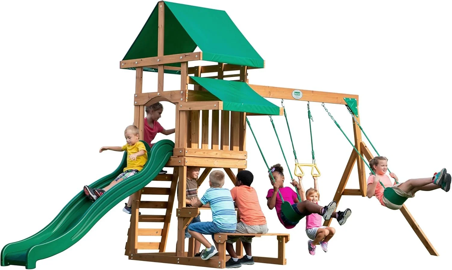 Backyard Discovery Belmont All Cedar Swing Set