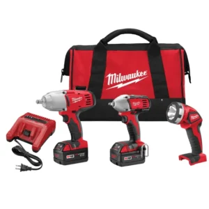 Milwaukee M18 2696-23 18V 3Pc Impact Combo Kit