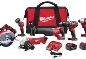 Milwaukee M18 Cordless Lithium-Ion 6-Tool Combo Kit